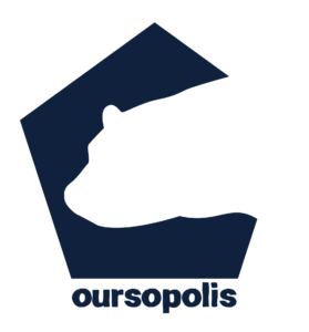 logo baseline bleu oursopolis